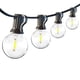 thumbnail image 1 of Luces de hadas para exteriores, impermeables, para interiores y exteriores, de color blanco cálido, 7,6 m, 12 bombillas para jardín, terraza y eventos, 1 of 5