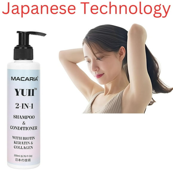 YUII Herbal Shampoo & Conditioner With Biotin, Keratin & Collagen for Falling Hair for Men & Women, Suitable for Hair Loss For Routine Care