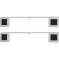 thumbnail image 4 of Shepherd Hardware 9601E Stamped Steel Adjustable Appliance Rollers, 2-Pack, 4 of 5