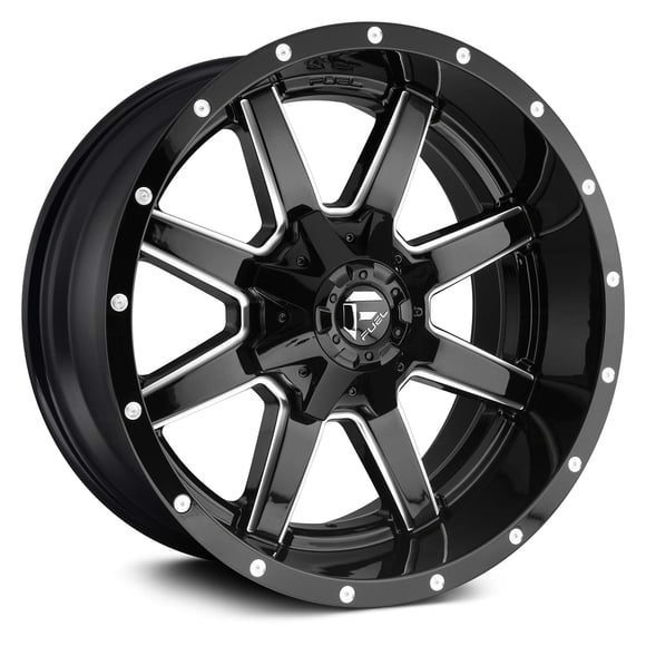 Carburant 1 Pce D610 17X8.5 5X4.25/5.0 GL-BLK-MIL 25MM - D6101785G157