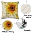 thumbnail image 3 of Funda de almohada con estampado de girasol de 4 piezas, funda de cojín para sofá de Acción de Gracias de cosecha de otoño, 3 of 5