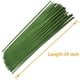 thumbnail image 2 of 100 alambres de tallo floral, alambre de tallo floral verde para manualidades y arreglos florales de 14 pulgadas, 2 of 7