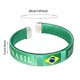 thumbnail image 3 of Pulsera deportiva con bandera nacional Pulsera bordada para aficionados Calidad para, 3 of 6