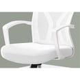 thumbnail image 3 of White Polyester Office Chair / Breathable and Comfortable for Work, 3 of 3