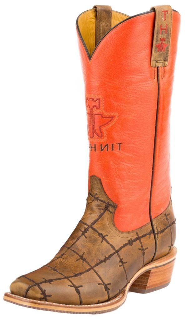 Tin Haul Western Boots Mens Barbwire Prime Tan 1402000110701 TA