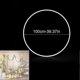 thumbnail image 2 of 60/80/100/150cm Balloon Ring Round Big Balloon Arch Circle Ring Stand Holder Balloon Garland Background Frame Column Wedding, 2 of 5