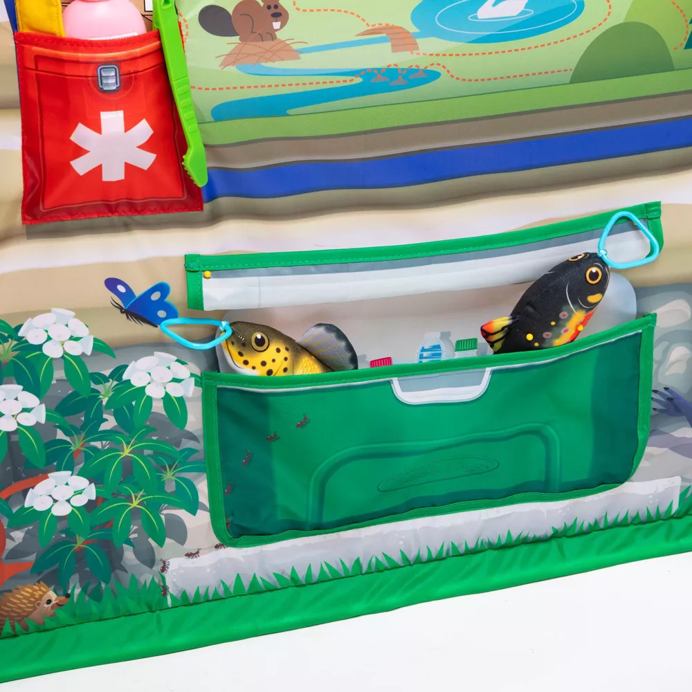 Melissa & Doug Let's Explore Park Ranger Cabin and Boat