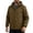 Brown, variant on FchengtaiS Men's Packable Rain Jackets Full Zip Up Hooded Windbreakers Lightweight Raincoats for Outdoor Sports