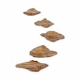 thumbnail image 6 of Floating Stone-Inspired Wall Hanging Decor - Home Decor Accents for Bedroom, or Bathroom Art, and Living Room Decor - Works Well In Room, Entryway, and Home Wall Art Decor - Set of 5, 4", Tan, 6 of 10