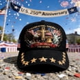 thumbnail image 5 of Patriotic Baseball Cap US 250th Anniversary Cap Flag, Statue of Liberty Star Embroidery Hat Adjustable Hats for Men Women United States, 5 of 9