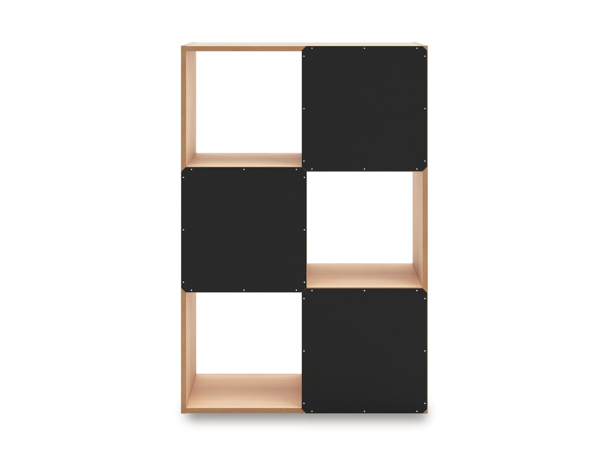 Signature Design by Ashley Piperton 6 Cube Storage Organizer with Natural Tan Finish