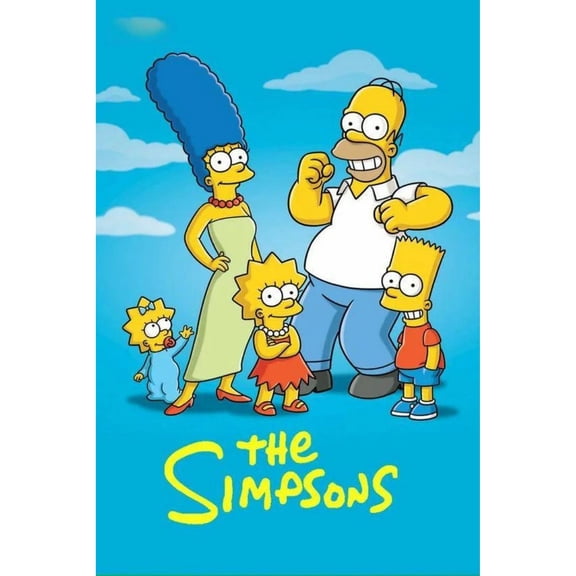 The Simpsons Diamond Painting Set (for Adults) 5D DIY Anime Diamond Art Set (for Beginners) Round Full Diamond Diamond Painting Gemstone Art Crafts (Home Wall Decoration Gift)
