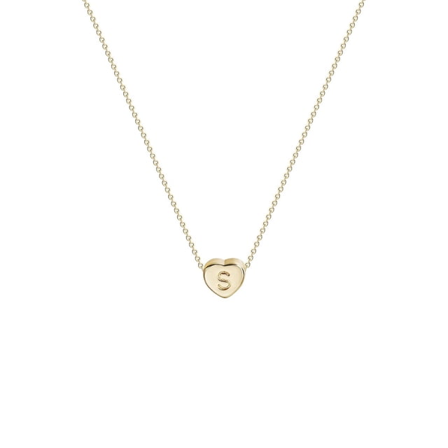 Kcodviy Cadeau pour Femmes 26 Anglais Diamant Bijoux Lettre Nom Chaîne Pendentif Pierre Collier Colliers Bijoux Breloque Collier pour Femmes Collier Chaîne Cœur Colliers Cœur pour Femmes