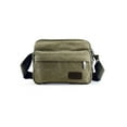 thumbnail image 2 of Men Vintage Crossbody Canvas Messenger Shoulder Bag School Hiking Military Travel Satchel, 2 of 4