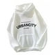 thumbnail image 3 of Moda Letra Impresa Sudadera Deportiva Jersey Multicolor, 3 of 8