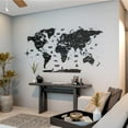 thumbnail image 4 of ColorfullWorlds Multilayered 3D Wooden World Map, Travel Map with States and Capitals - Black - XXLarge, 4 of 6
