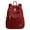 Red, variant on Mini Backpack for Women Light Weight Small Waterproof Backpack Purses Small Casual Daily Travel Shoulder Bag (Apricot color)