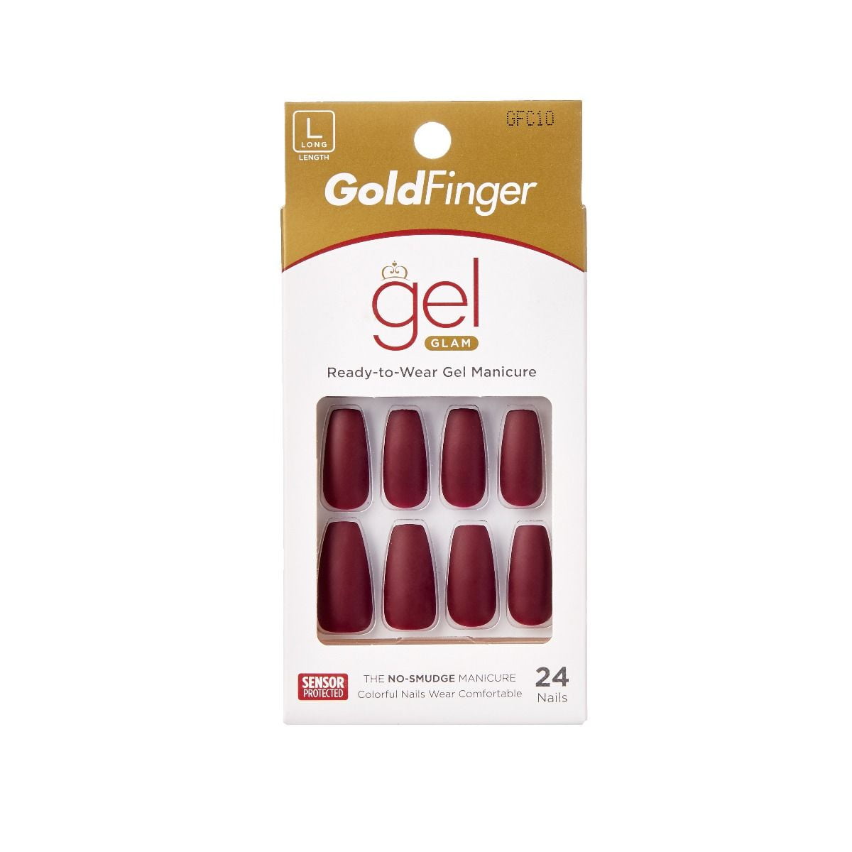 KISS - GOLD FINGER COLOR NAILS (GFC10)