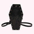 thumbnail image 2 of Moontgen Women Coffin Satchel Bag Cartoon Pu Leather Halloween Sling Purse (Style 2), 2 of 9
