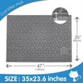 thumbnail image 2 of Cat Litter Mat, Litter Trapping Mat Soft on Kitty Paws, A, 2 of 5