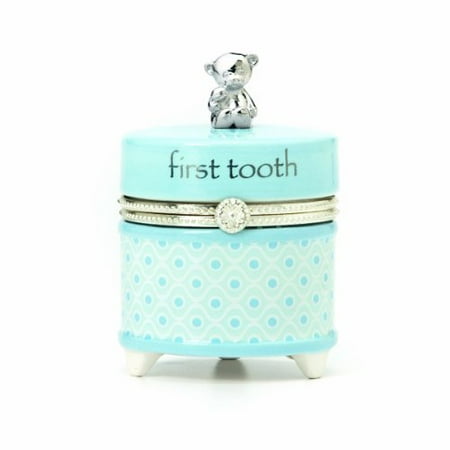 Nat and Jules First Tooth Keepsake Box, Blue