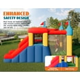 thumbnail image 6 of Jocisland Bounce House, Inflatable Bouncer with Air Blower, Jumping Castle with Slide, Outdoor Indoor Bouncy Castle for Kids 3-12 (145.7×118.1×90.6IN), 6 of 8