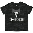thumbnail image 3 of Inktastic Ring Bearer Mock Tux Tuxedo Boys Toddler T-Shirt, 3 of 5