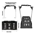 thumbnail image 2 of Dalazy Portable Car Battery Tray Metal Universal Holder For Auto Wide Applications Groove Battery Tray Portable Auto Battery, 2 of 6