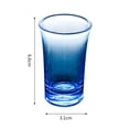 thumbnail image 5 of Horivan Acrylic Stemless Wine Glasses Shatterproof Plastic Cups for Outdoor Party Barware, Reusable Tumblers Dishwasher Safe, Colorful Drinkware for Cocktails Juice Water, 5 of 6