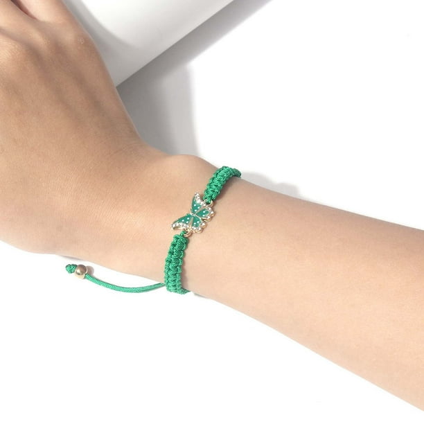 Pulsera para Mujeres y Niñas, Pulseras Tejidas Ajustables para Damas.