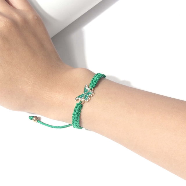 Pulsera para Mujeres y Niñas, Pulseras Tejidas Ajustables para Damas.
