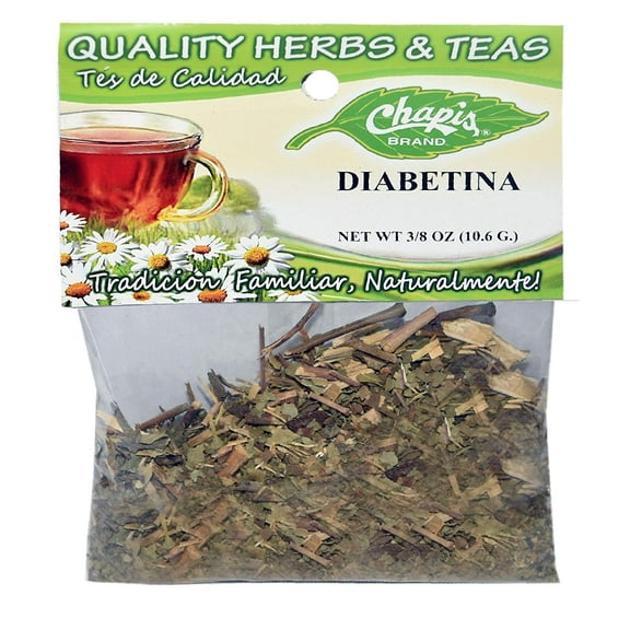 Chapis Tea/Hierba Diabetina -Dried Natural Herbs Net Wt. 3/8 oz. (10.6 g) (3 Pack)
