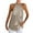 Gray, variant on DailyTrove Women's Satin Halter Neck Tank - Sleeveless Casual Top, Elegant for Dates & Nights