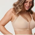 thumbnail image 3 of DELIMIRA Women's Front Closure Posture Wireless Full Coverage Bra Plus Size, 3 of 4