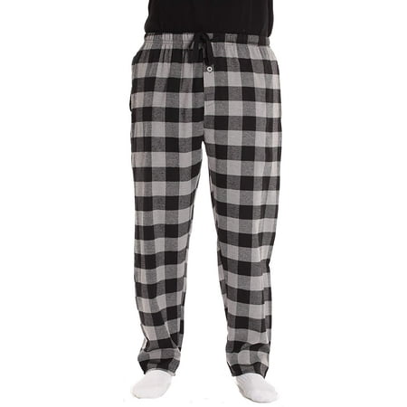 Men's Flannel Pajamas - Plaid Pajama Pants for Men - Lounge & Sleep PJ ...
