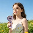 thumbnail image 4 of Vacemry USB Rechargeable Handheld Fan, Slim High-Speed Digital Display Powerful Wind, Desktop Fan Outdoor Fan for Home Office Travel Camping, 4 of 9