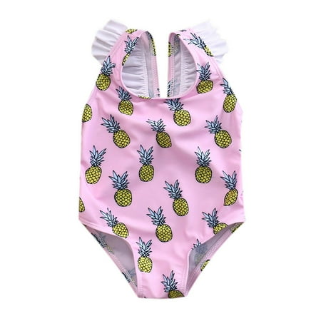 

Styles I Love Infant Baby Girl Pineapple Cactus Printed One-Piece Swimsuit Summer Beach Bathing Swimwear (Pineapple 80/6-12 Months)