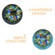 thumbnail image 3 of unbranded Guirnalda Floral Colgante Verde Decorativa Para Puerta Y Pared Con Detalles Finos, 3 of 8