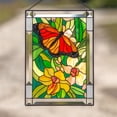 thumbnail image 3 of Dsscvnef Stained Glass Window Panel ???? Acrylic Hanging Window Decoration Sun Hummingbird Catcher Hanging Ornament, 3 of 8