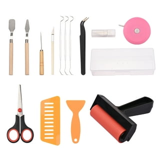 13 Pcs Vinyl Weeding Tools Stainless Steel Plotter Accessories HTV Precision Carving Craft Hobby Knife Kit +1 Piece Storage Bag Silhouettes Cameos