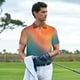 thumbnail image 3 of Balery yellow orange and teal Camisa Polo de Hombre con Estampado, de Manga Corta y Tejido Medio, Camisa Tipo Golf Polo-Medium, 3 of 6
