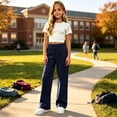 thumbnail image 2 of KVPLBQFD Tween Wide Pants Girls Teens Fall Winter Relaxed Bottoms Sweatpants for Girls Side Pockets Comfy Street Style Girls Pants, 2 of 9