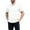 White, variant on Coorders George Men's with Short Sleeve, Collared Shirts for Mens, Casual Golf Shirts Fit Cotton Tops, White,Size, M