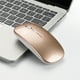 thumbnail image 1 of Accesorio de computadora Ratón inalámbrico 2.4G Ratón silencioso ultrafino Ratón portátil y elegante Ratón recargable 10 m / 33 pies Transmisión inalámbrica (Dorado) 1 1, 1 of 4