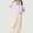 Blue, variant on Zecgelong Cargo Pants For Girls Boys Cargo Jogger Pants Casual Girl's Elastic Waist Cargo Pants With Pockets Girls -Lined Joggers For Winter Size 6-7 Years