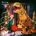thumbnail image 4 of Disfraces inflables de dinosaurio T-Rex para adultos y niños, disfraz de mascota de Purim, Halloween, Navidad, fiesta de Anime, disfraces de Cosplay, trajes elegantes, 4 of 5