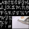 thumbnail image 1 of HAHDAXIA 279 Pieces Iron on Letters 2 Inch A-Z Flock Letters Transfer Letters Flocking Letters Christmas Iron on Letters Alphabet Punctuation for DIY Clothing T-Shirts (Novel Style, White), 1 of 7