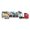 Red, variant on BIMZUC 7 in 1 Transport Truck Toy Alloy Pull Back Function Carrier Model with 6 Small Modern Engineering Vehicles Set Educational Play Gift for Boys and Girls 12.6 inches / 32 cm Black