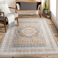 thumbnail image 5 of Rugs LOOM & LUXE Collection 5X7 Cream/Ivory /Medallion Non-Shedding Living Room Bedroom Dining Home Office Stylish and Stain Resistant Area Rug,Area Rugs, 5 of 5