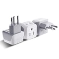 thumbnail image 1 of Adaptador de viaje Plug Ceptics Brazil tipo N (paquete de 3), 1 of 8